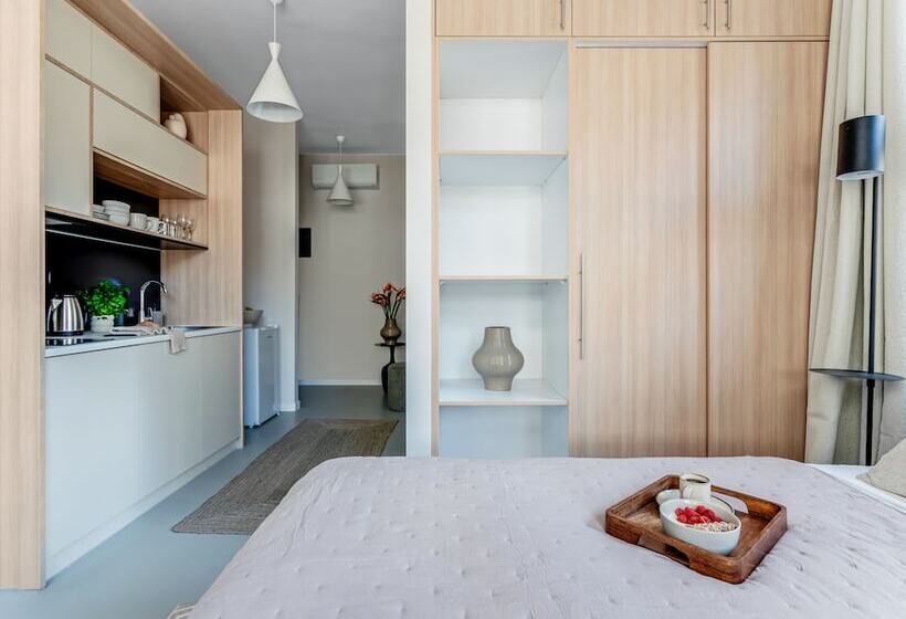 ペンション Sanders Port   Sweet Studio Near Piraeus Port