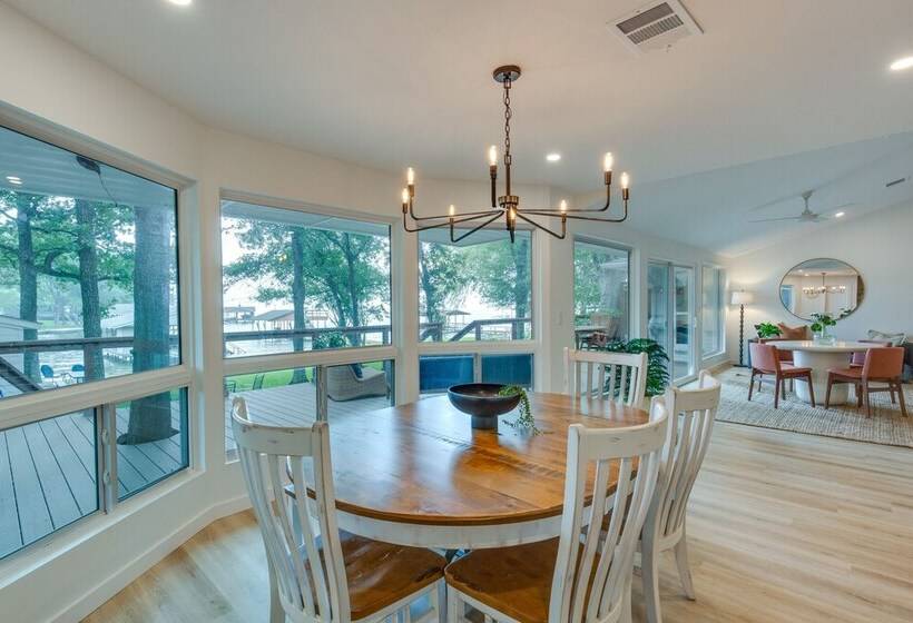 Private Dock: Lakefront Enchanted Oaks Retreat