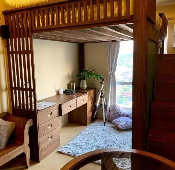 Penthouse Condo Studio Unit Centrio Tower W/ Stove