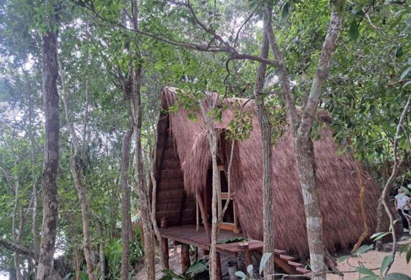 بنسيون 7 Cielos Bacalar