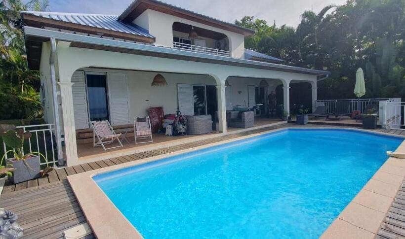 تختخواب و صبحانه Les Oliviers Sous Le Cocotier Chambre D Hôtes