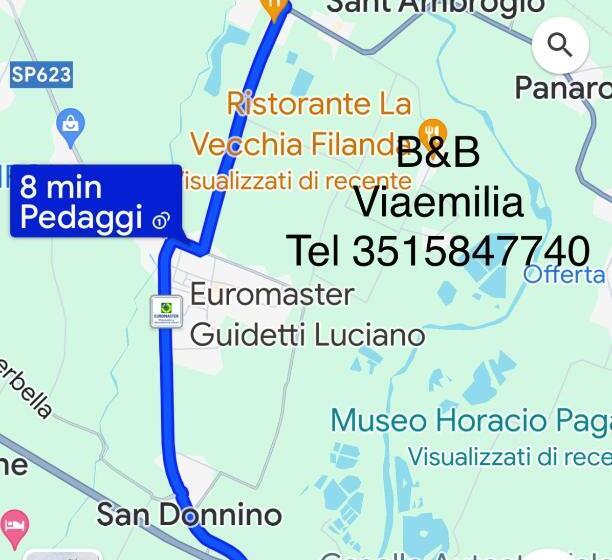 تختخواب و صبحانه Viaemilia