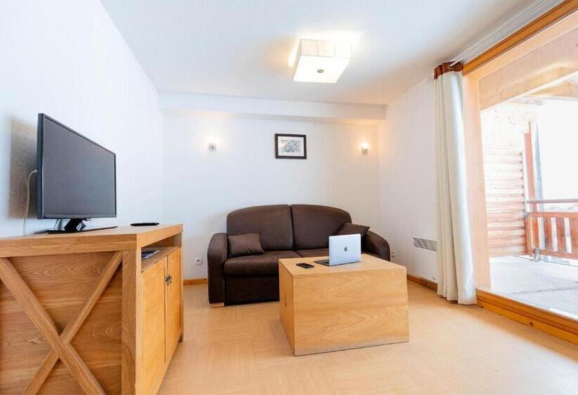 Résidence Le Parc Des Airelles Studio Coin Montagne 4 Personnes Vue Pist 334