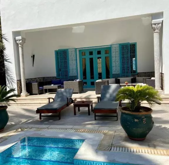 ベッドアンドブレックファースト Dar Fatma Mahdia, Bungalow Petit Déjeuner Piscine