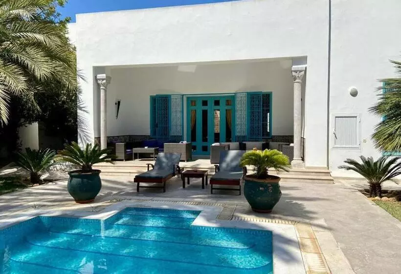 ベッドアンドブレックファースト Dar Fatma Mahdia, Bungalow Petit Déjeuner Piscine