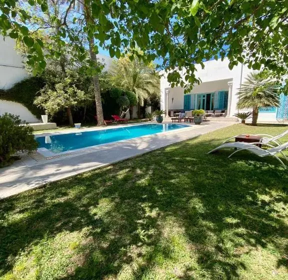 ベッドアンドブレックファースト Dar Fatma Mahdia, Bungalow Petit Déjeuner Piscine
