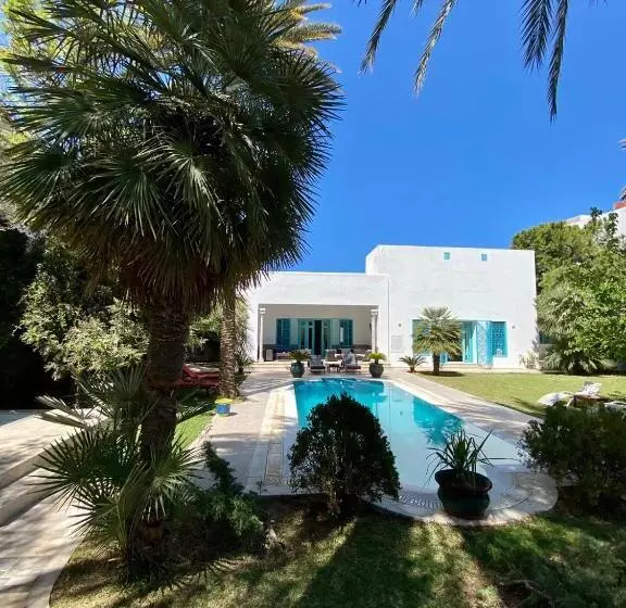 ベッドアンドブレックファースト Dar Fatma Mahdia, Bungalow Petit Déjeuner Piscine