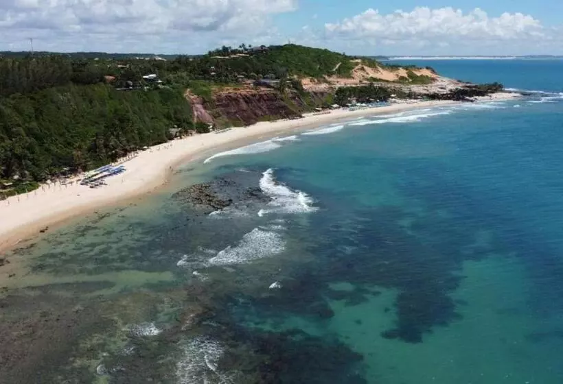 ペンション Gp05   Chalé Em Pousada A 300m Da Praia Do Amor