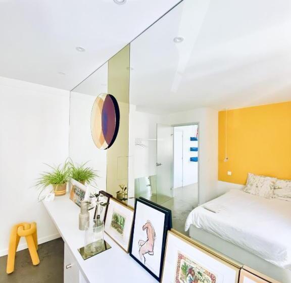 צימר Chambre Arty Chez Minuit Deux