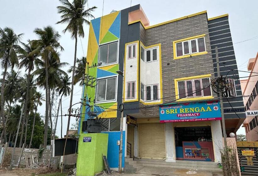 בית מלון כפרי The Kaya Backpackers Rooms Srirangam