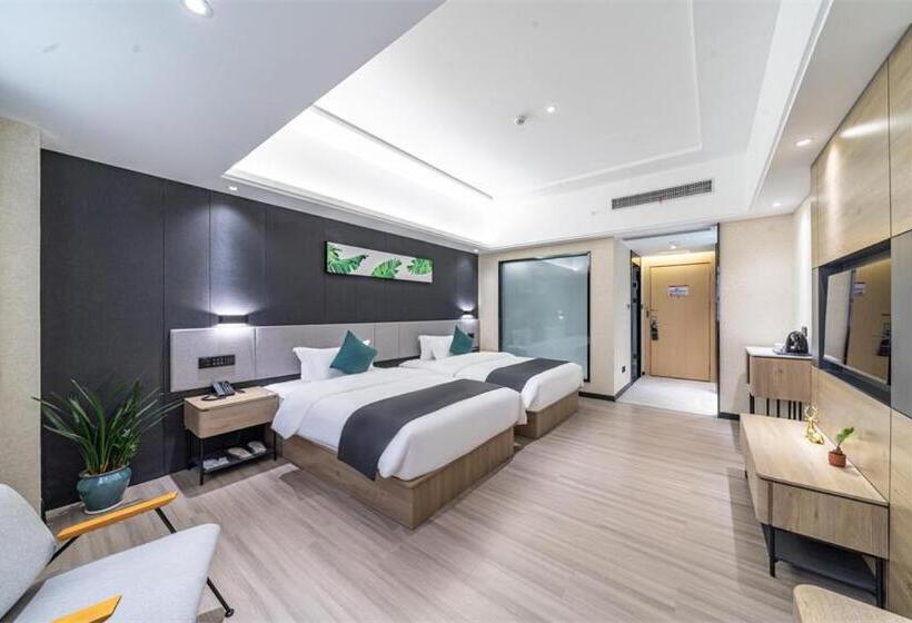 호텔 Thank Inn Plus Chaozhou Caitang Lotus