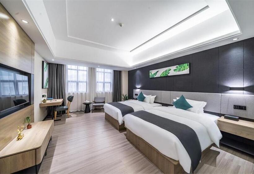 호텔 Thank Inn Plus Chaozhou Caitang Lotus