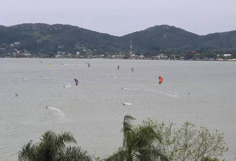 ペンション Suítes Com Vista Espetacular Da Lagoa Da Conceição