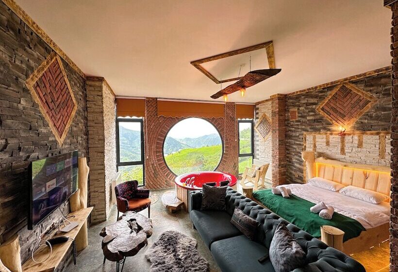 בית מלון כפרי Organikkoy Bungalov