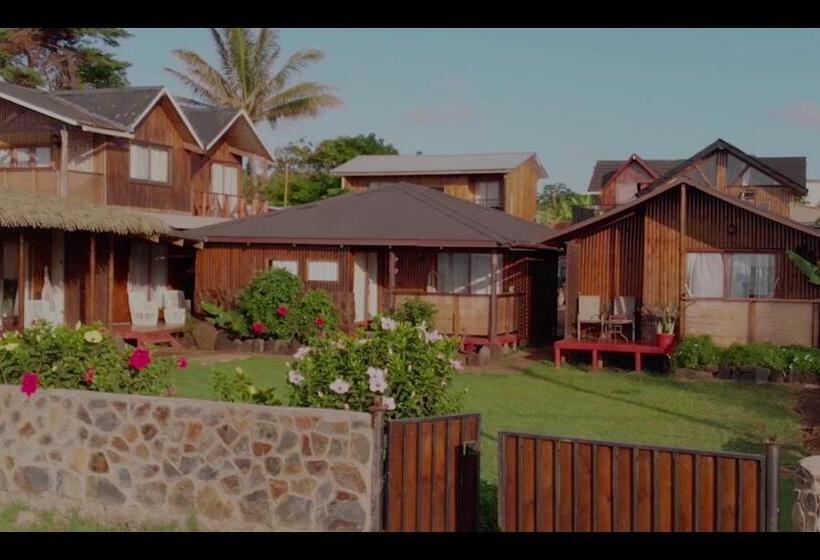 تختخواب و صبحانه Ngahu Bungalows Alojamiento Frente Al Mar En El Centro De Rapa Nui