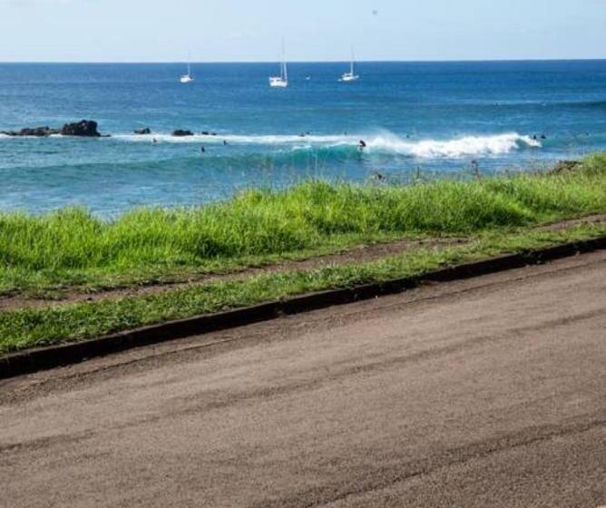 تختخواب و صبحانه Ngahu Bungalows Alojamiento Frente Al Mar En El Centro De Rapa Nui