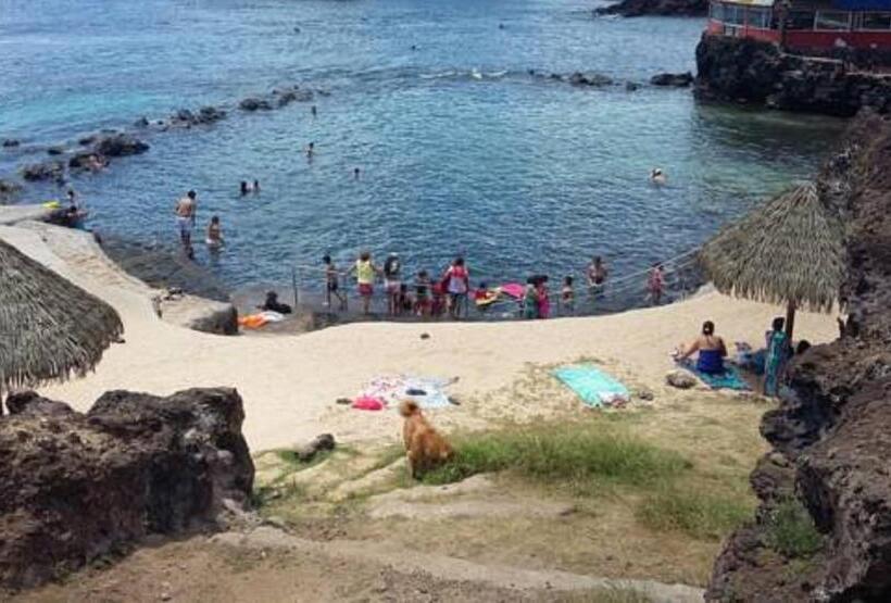 تختخواب و صبحانه Ngahu Bungalows Alojamiento Frente Al Mar En El Centro De Rapa Nui