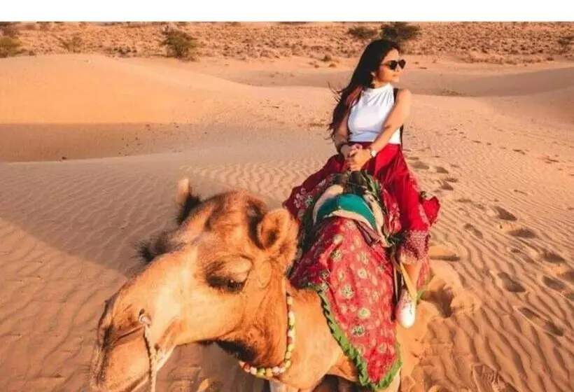 ホテル Golden Rose Heritage Desert Safari Camp Jaisalmer