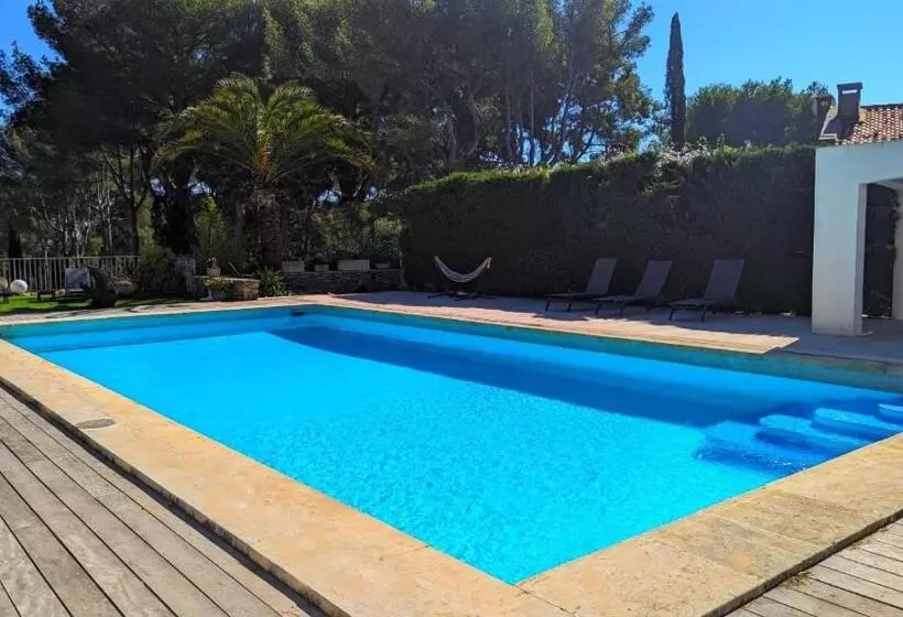 ペンション Villa Serena   Piscine, Tennis   Plage Sable 700m