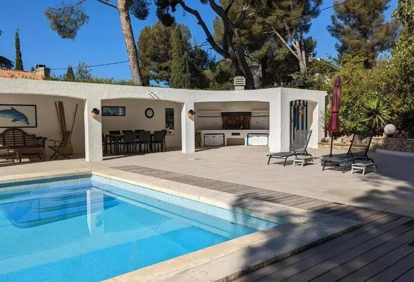 ペンション Villa Serena   Piscine, Tennis   Plage Sable 700m