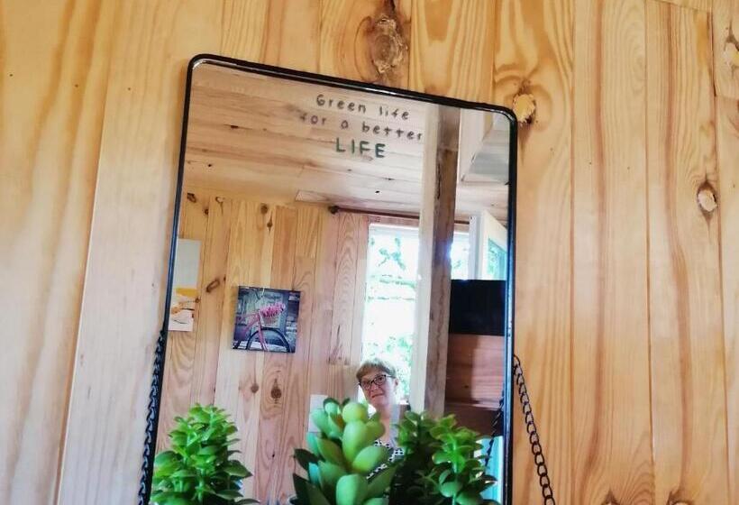 פנסיון Cabane Perchée Avec Terrasses, Salle De Bain, Kitchenette, Petit Déjeuner Inclus Et Accès Piscine