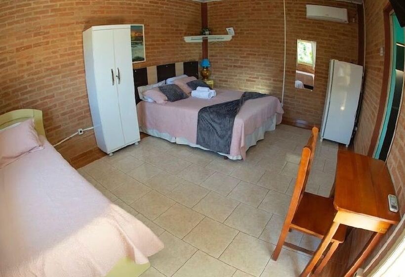 簡易ホテル Chalés Sapucaí Pousada