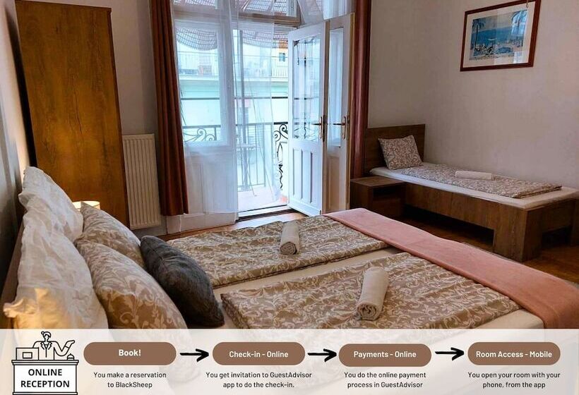 Schronisko Blacksheep Budapest Smart Rooms