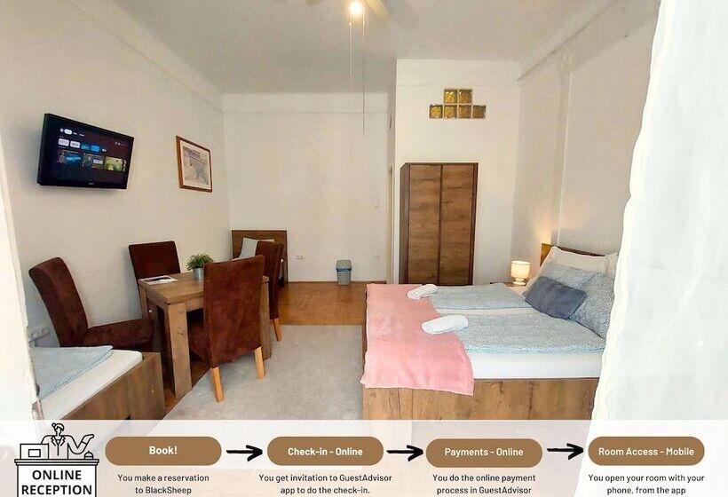 Schronisko Blacksheep Budapest Smart Rooms