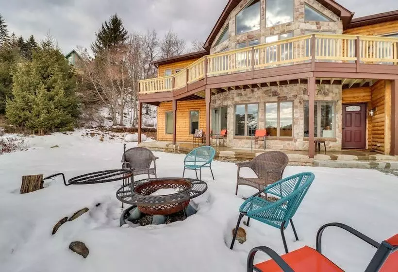 Deck & Lake View: Spacious Long Pond Home!
