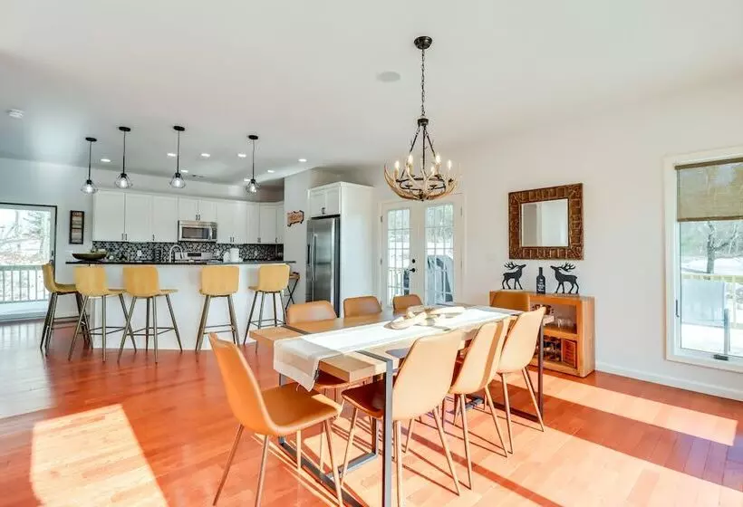 Deck & Lake View: Spacious Long Pond Home!