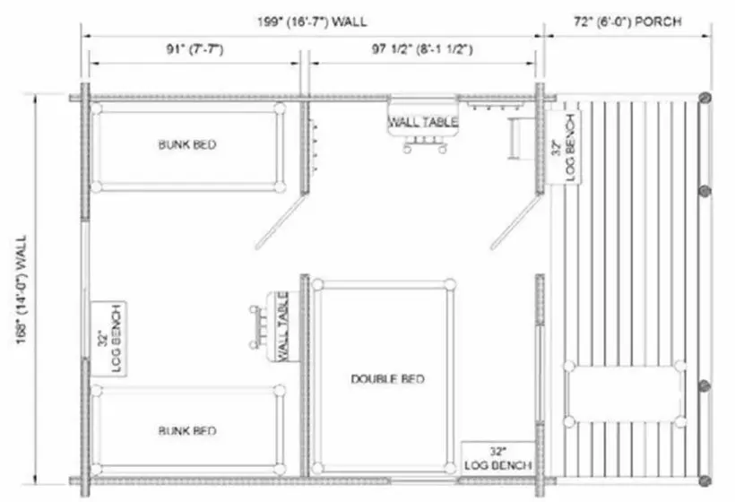 Hotelli Zion Canyon Cabins
