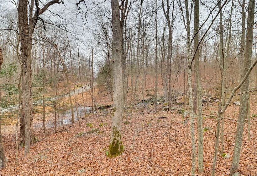 Secluded Cresco Log Cabin W/ Fire Pit!