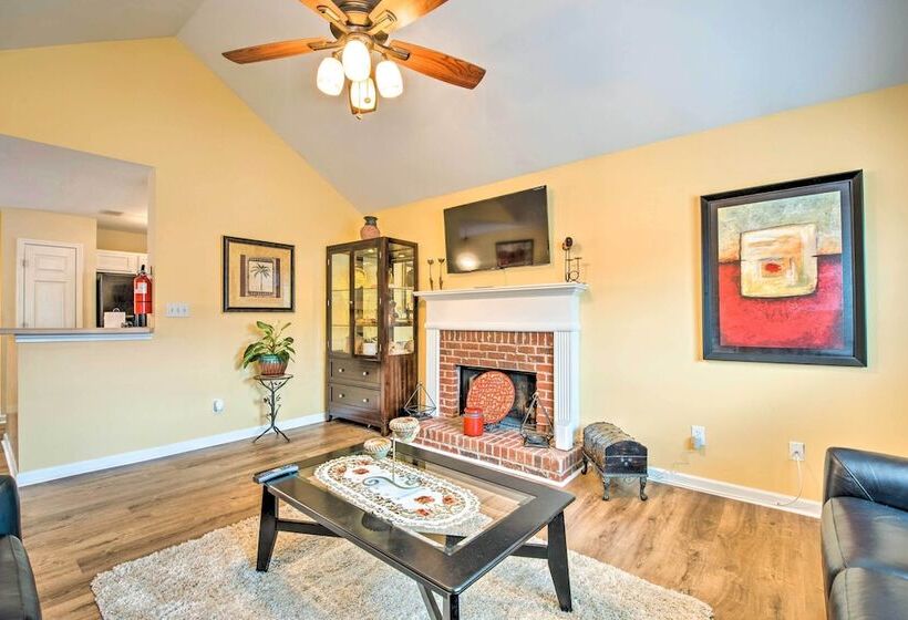 Central Austell Home W/ Furnished Deck & Grill!