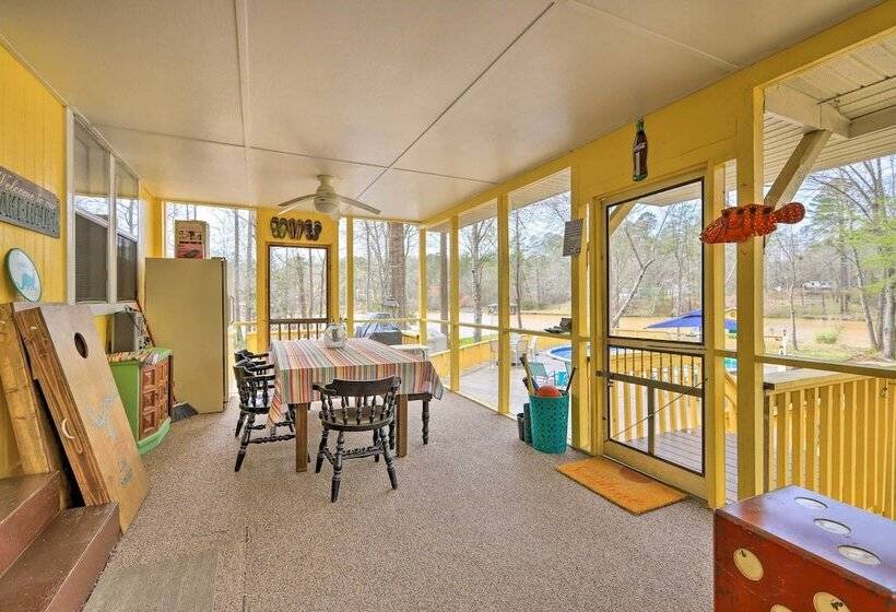 Lakefront Sparta Home W/ Private Pool & Dock!