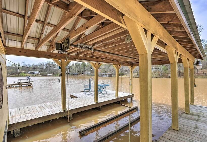 Lakefront Sparta Home W/ Private Pool & Dock!