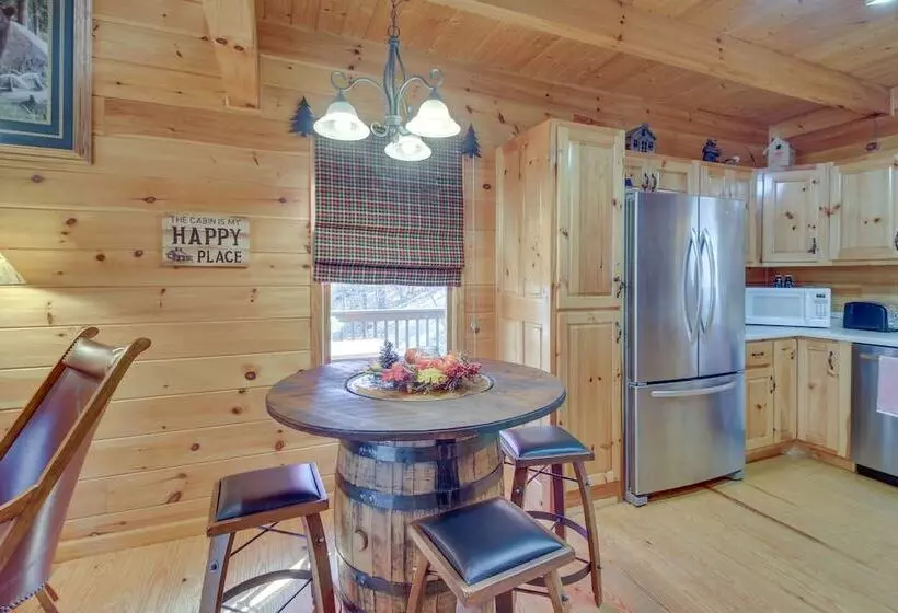 Riverfront Cabin W/ Wraparound Decks & Fire Pit!