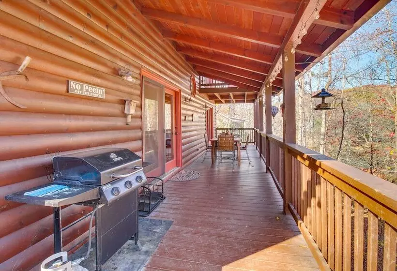 Riverfront Cabin W/ Wraparound Decks & Fire Pit!