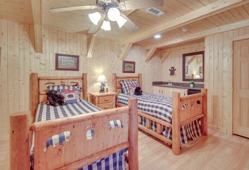 Riverfront Cabin W/ Wraparound Decks & Fire Pit!