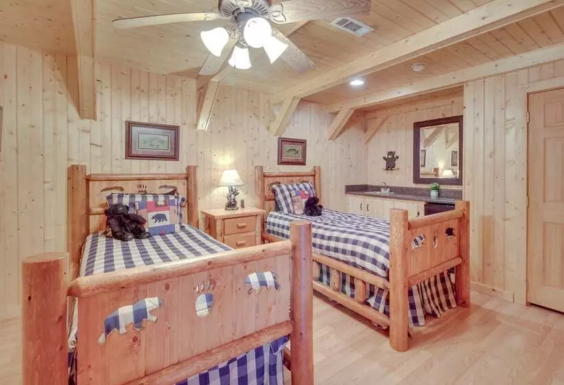 Riverfront Cabin W/ Wraparound Decks & Fire Pit!