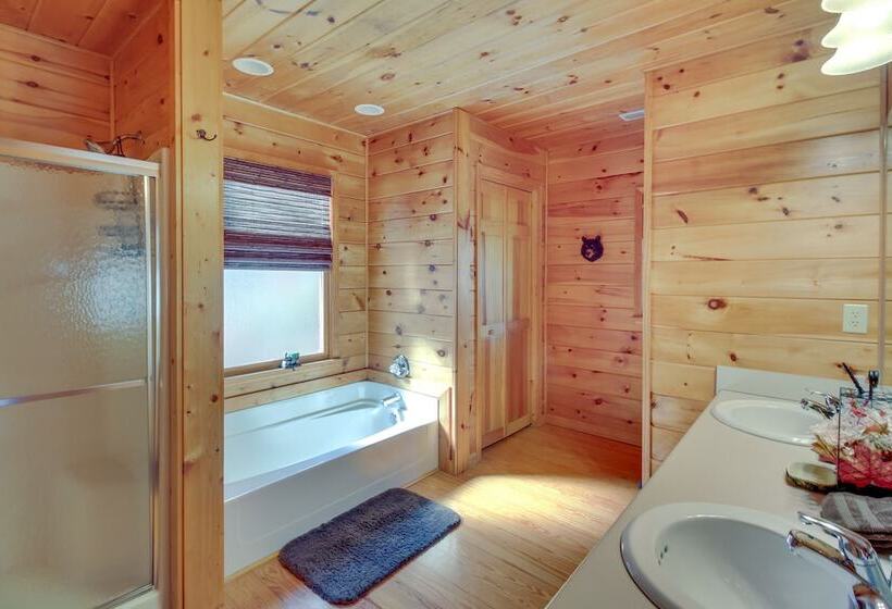 Riverfront Cabin W/ Wraparound Decks & Fire Pit!