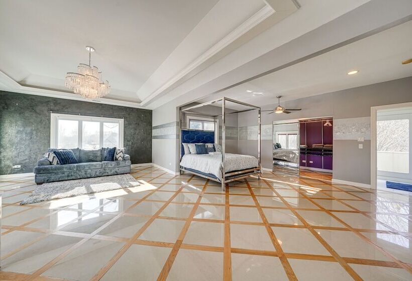 Stunning Mokena Home W/ Pool + Deck W/ Lake View!