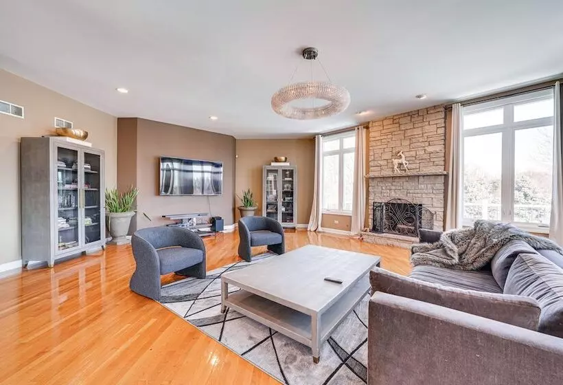 Stunning Mokena Home W/ Pool + Deck W/ Lake View!