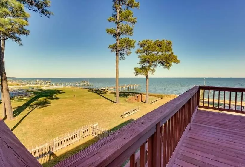 Beachy Maryland A Frame: Steps To Chesapeake Bay!