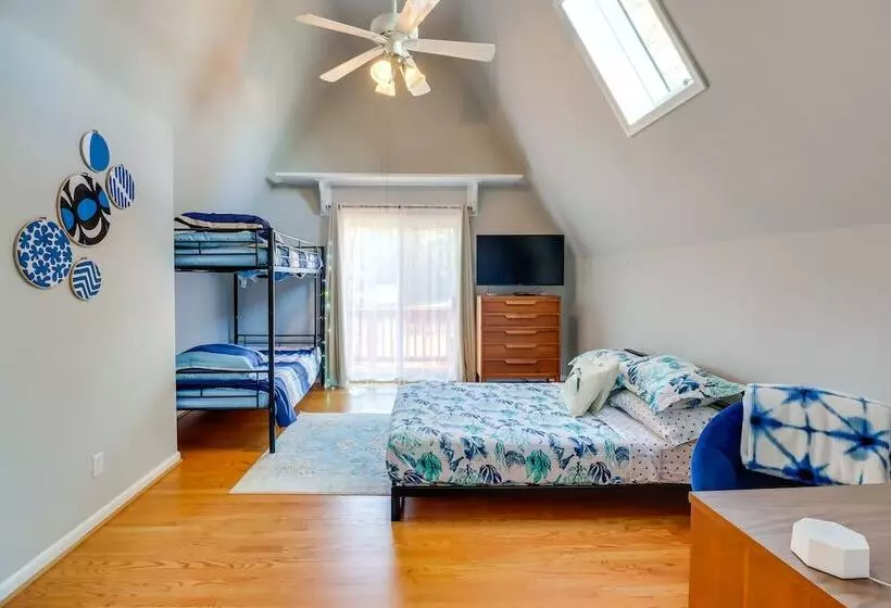 Beachy Maryland A Frame: Steps To Chesapeake Bay!