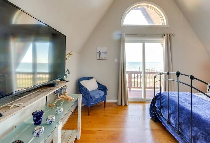 Beachy Maryland A Frame: Steps To Chesapeake Bay!