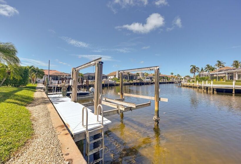 Canal Front Marco Island Home W/ Boat Dock + Pool!