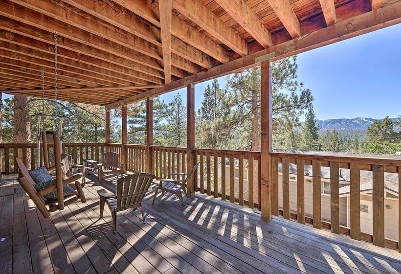 4 Mi To Snow Summit: Cabin W/ Mtn Views & Decks