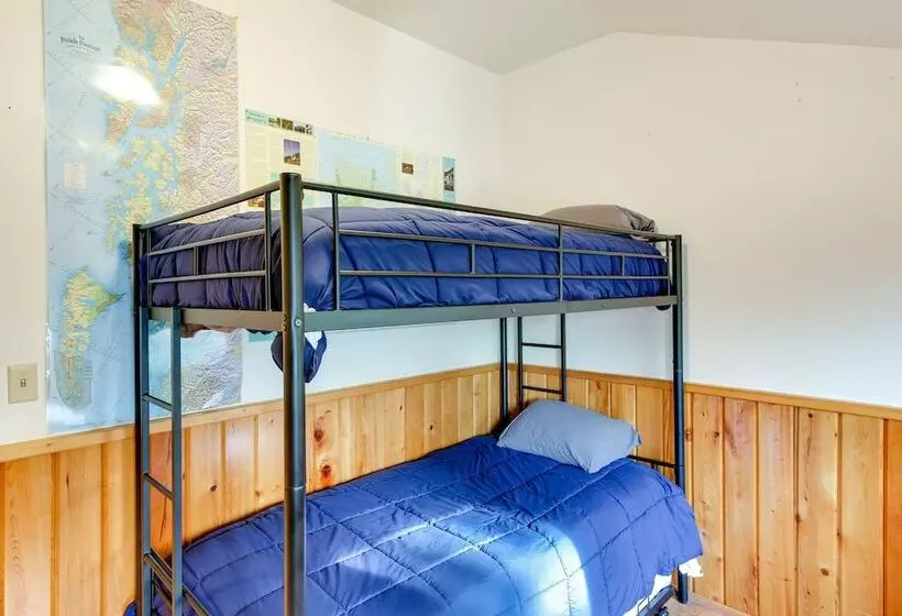 Forested Coffman Cove Cabin W/ Wood Burning Stove!