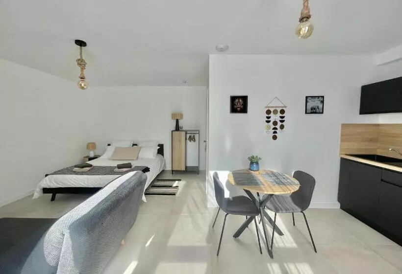 Appart Ici   Numéro 2   Spacieux Studio Tout équipé