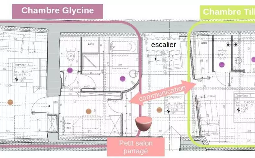 Aamiaismajoitus (B&B) à La Mainguère, Chambres D Hôtes